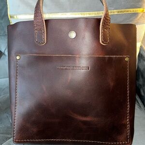Portland Leather Goods Mini Crossbody Tote